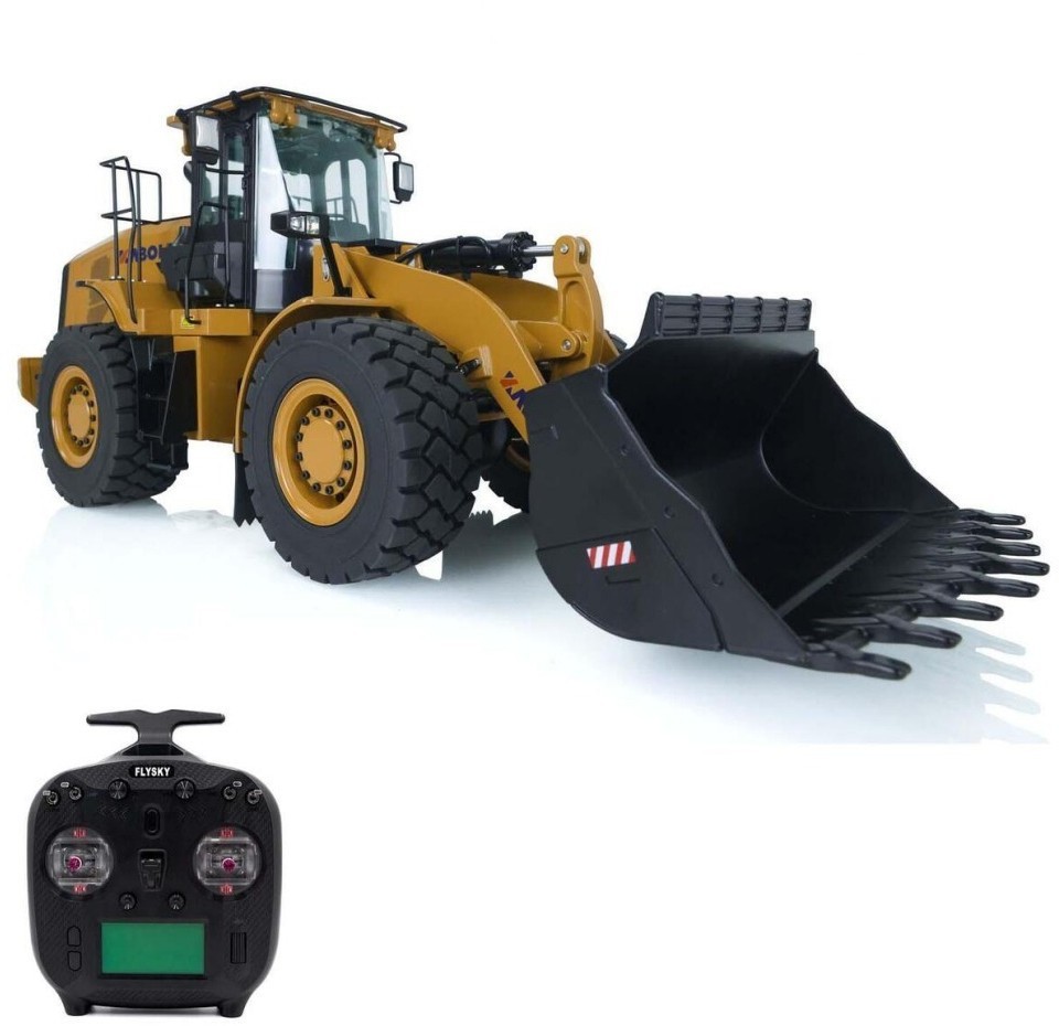 Радиоуправляемый погрузчик с гидравлической системой HUINA масштаб 1:16 (K966-100-YELLOW)