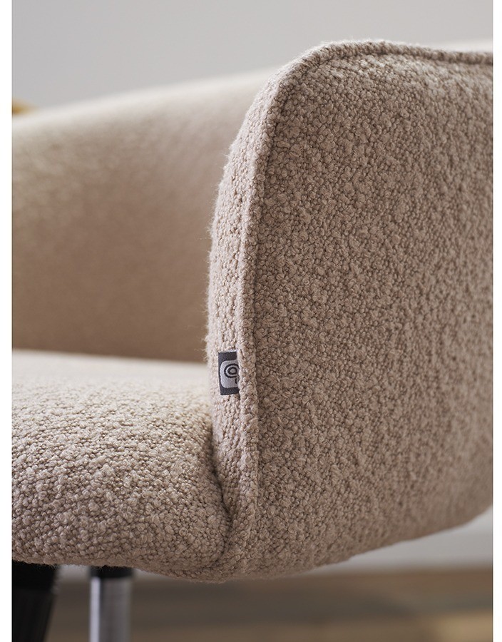 Кресло paal, букле, бежевое (77019)