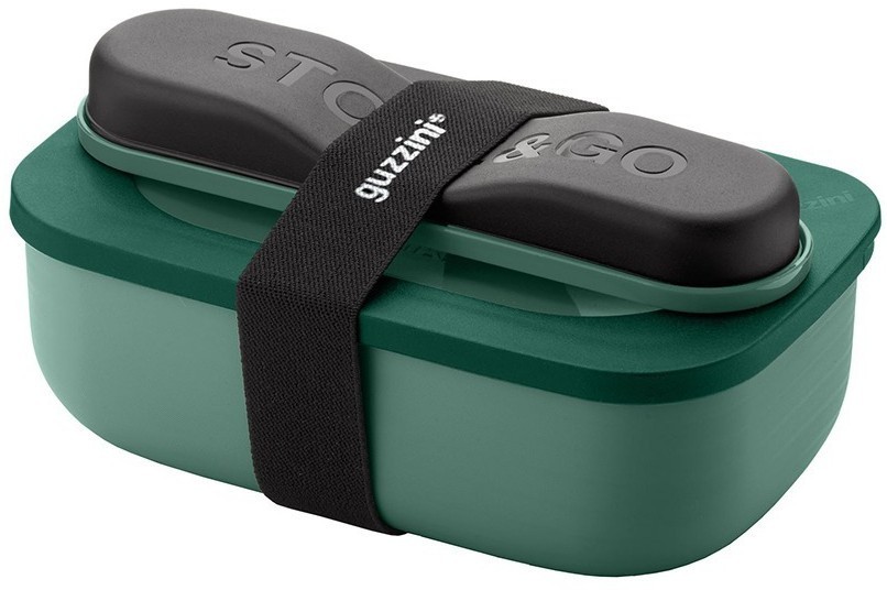 Набор из ланч-бокса и приборов store & go, зеленый (79087)