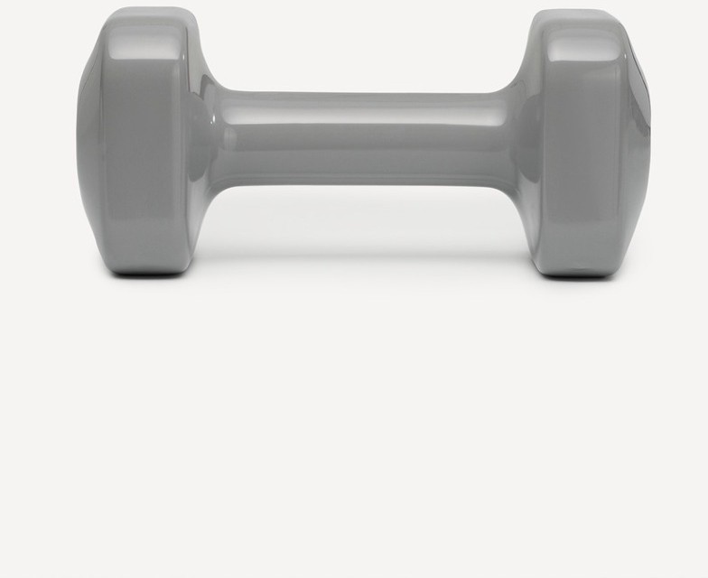 Гантель виниловая STARFIT DB-106 4 кг, темно-серый (2119190)