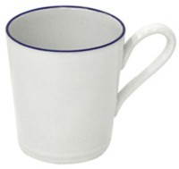 Кружка ATC132-BLU(ATC132-00721C), керамика, white, blue, Costa Nova