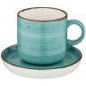 Чайная пара bronco "nature" 300 мл, бирюзовый (263-1031)