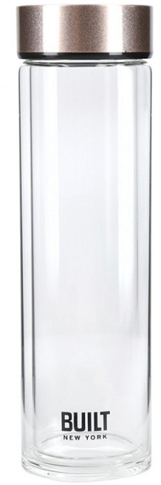 Бутылка для воды BUILT 450 мл BLTGLS450RGLD