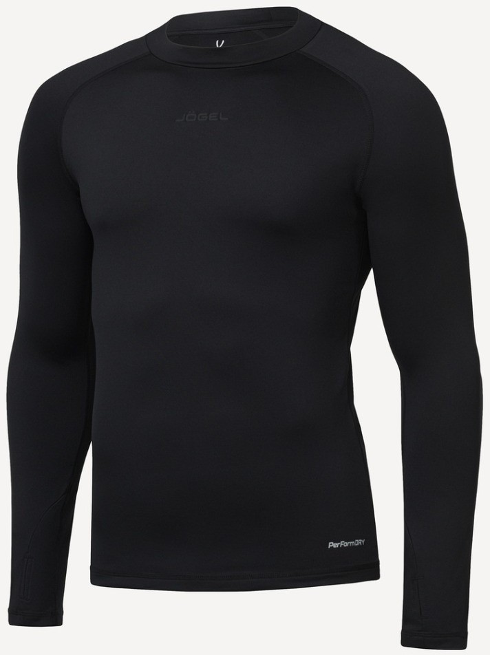 Джемпер компрессионный утепленный JOGEL CAMP PerFormDRY Baselayer Top Warm, черный (2126295)