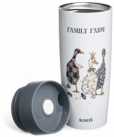 Термокружка agness  &quot;family farm&quot; 360мл, колба нерж.сталь 18/10 (709-121)