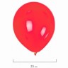 Шары воздушные Золотая Сказка 10 (25 см) 50 шт красные 104998 (2) (87146)