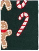 Плед из хлопка с новогодним рисунком gingerman из коллекции new year essential, 130x180 см (79343)