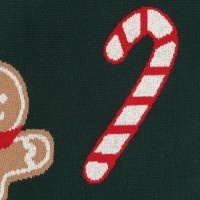 Плед из хлопка с новогодним рисунком gingerman из коллекции new year essential, 130x180 см (79343)