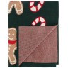 Плед из хлопка с новогодним рисунком gingerman из коллекции new year essential, 130x180 см (79343)