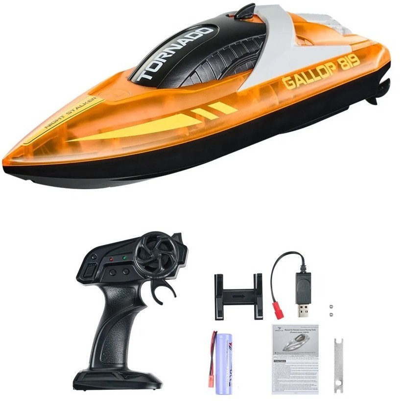 Радиоуправляемый катер Gallop (25 см, 15 км/ч) (HJ819-ORANGE)
