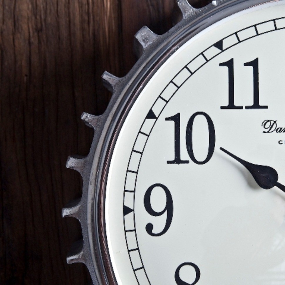 Часы 48-310-34, 34 см, металл, стекло, chrom, ROOMERS FURNITURE