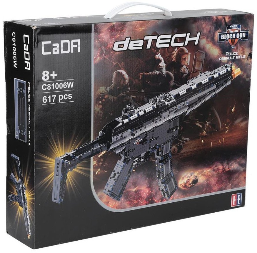 Конструктор Cada deTech Пулемет MP5, 617 деталей (C81006W)