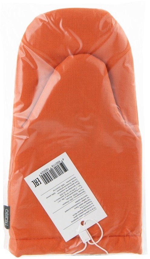 Варежка-прихватка из хлопка оранжевого цвета russian north, 31х15 см (63113)
