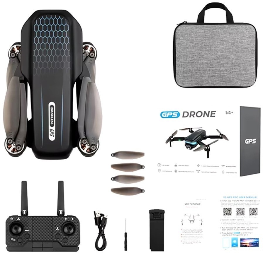 Радиоуправляемый квадрокоптер 4K OAS GPS 5G (RWA-H29)