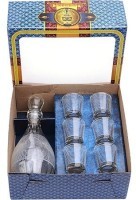 Набор д/вина 7пр"Спираль" графин+6 стак(х4 (1231-Г3)