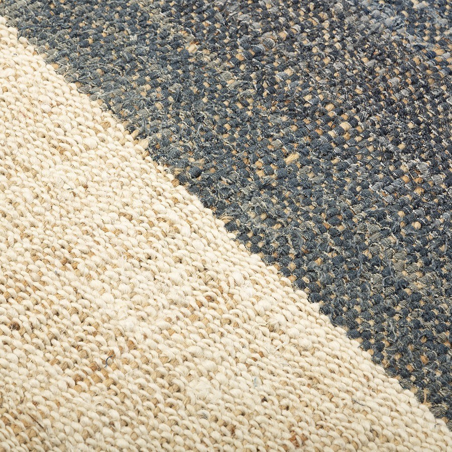 Ковер из джута, денима и шерсти hyderabad из коллекции ethnic, 160х230см (76018)