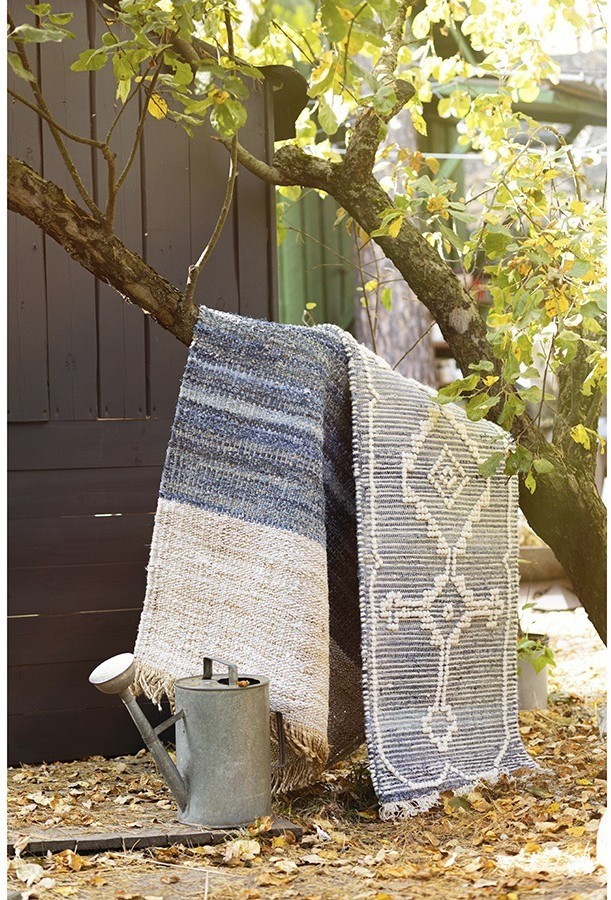 Ковер из джута, денима и шерсти hyderabad из коллекции ethnic, 160х230см (76018)