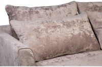 Диван Marco трехмест. раскл., велюр серо-бежевый Crush03 225*102*92см (TT-00010407)