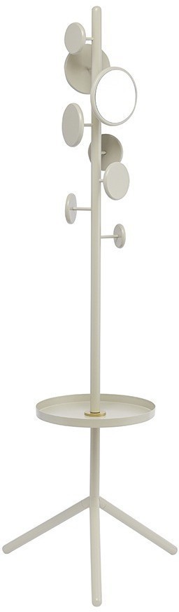 Вешалка напольная с полкой lingon, слоновая кость (77545)