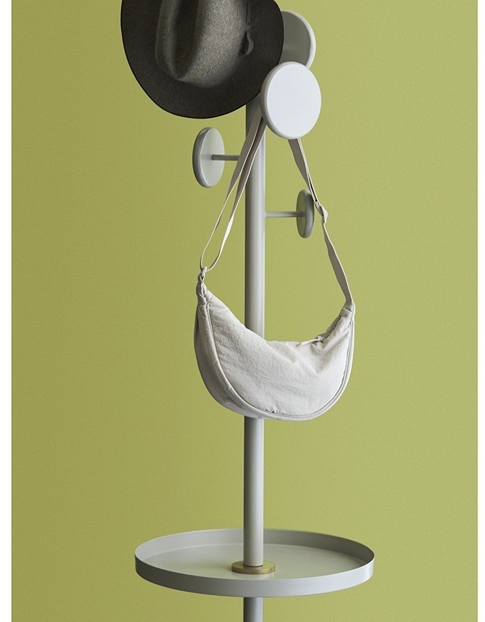 Вешалка напольная с полкой lingon, слоновая кость (77545)