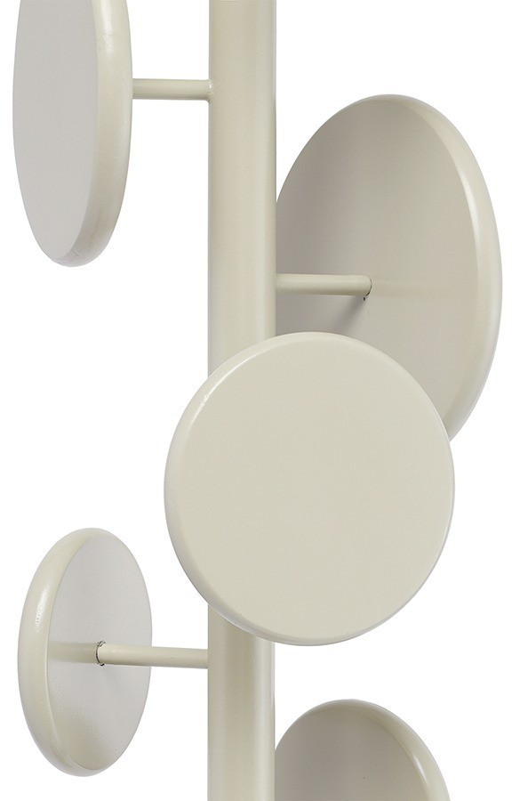 Вешалка напольная с полкой lingon, слоновая кость (77545)