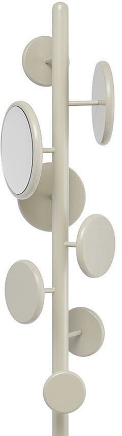 Вешалка напольная с полкой lingon, слоновая кость (77545)