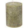 Свеча bronco столбик стеариновая ароматизированная оливковая 6*10 см Bronco (315-264)