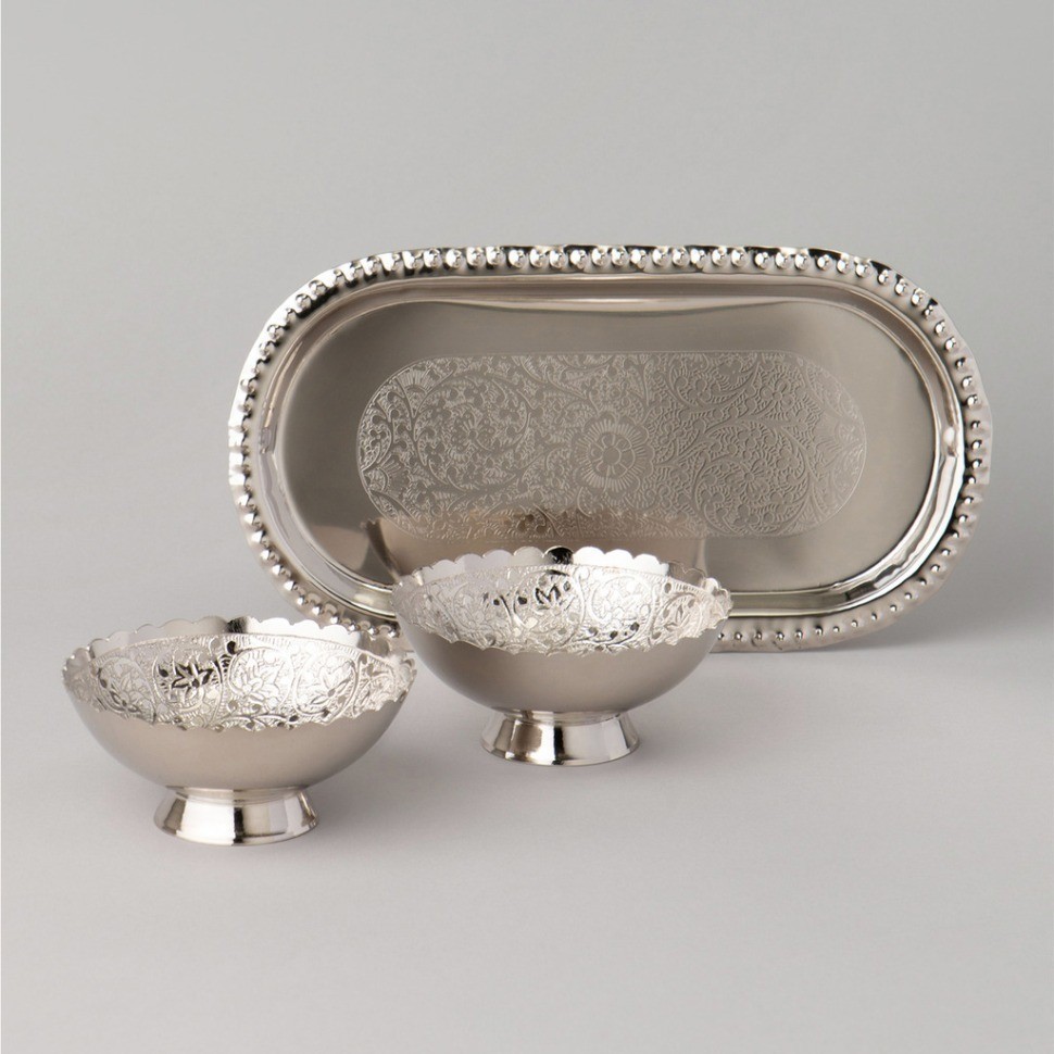 Набор для сервировки на подносе 8.5x3.5 см Lefard (733-152)