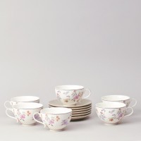 Чайный набор lefard &quot;времена года&quot; на 6 пер. 12 пр. 250 мл серый (42-575)