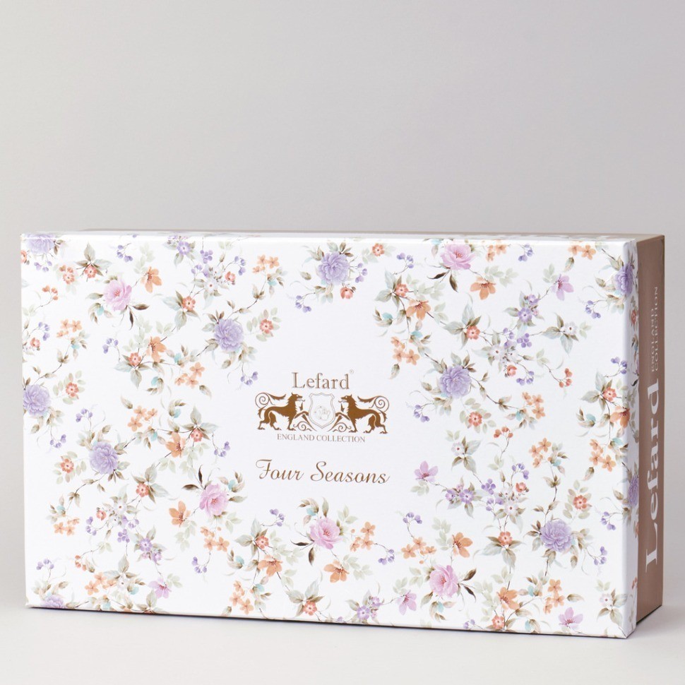 Чайный набор lefard "времена года" на 6 пер. 12 пр. 250 мл серый (42-575)