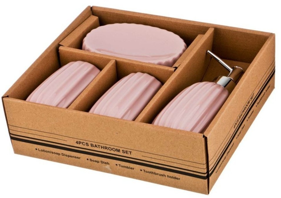 Набор для ванной комнаты 4 пр. Lefard (755-212)