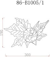 Бра 38*22см, цвет золото (TT-00009379)