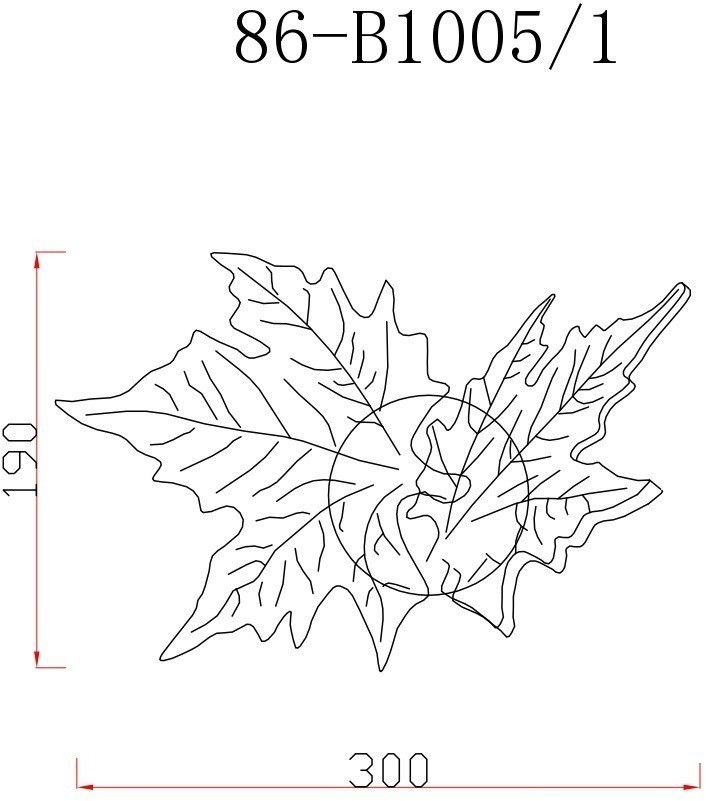 Бра 38*22см, цвет золото (TT-00009379)