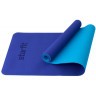 Коврик для йоги и фитнеса STARFIT FM-201, TPE, 183x61x0,4 см, темно-синий/синий (2103974)