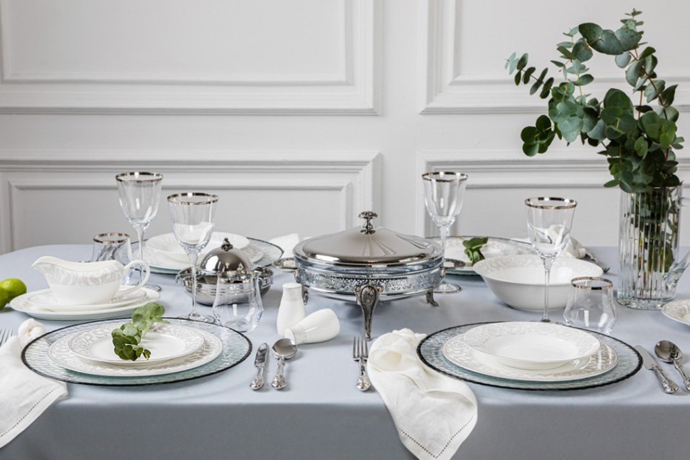 Обеденный сервиз Айседора, 6 персон, 27 предметов - AL-1004/27-E11 Anna Lafarg Emily