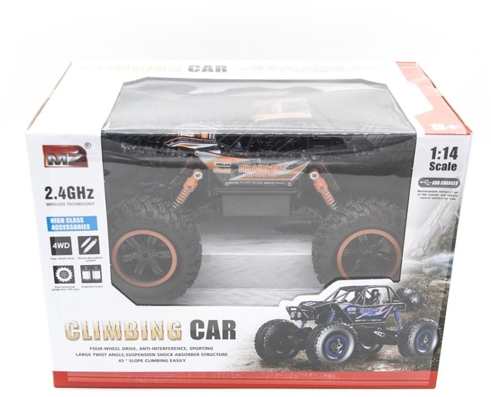 Радиоуправляемый краулер MZ Orange Climbing Car 1:14 2.4G (MZ-2838)
