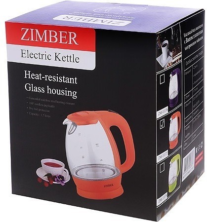 Чайник электрический 1,7 л ZIMBER (11176)