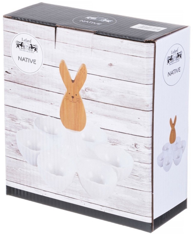 Блюдо для яиц lefard "native" 18 см с дерев. ручкой (587-173)