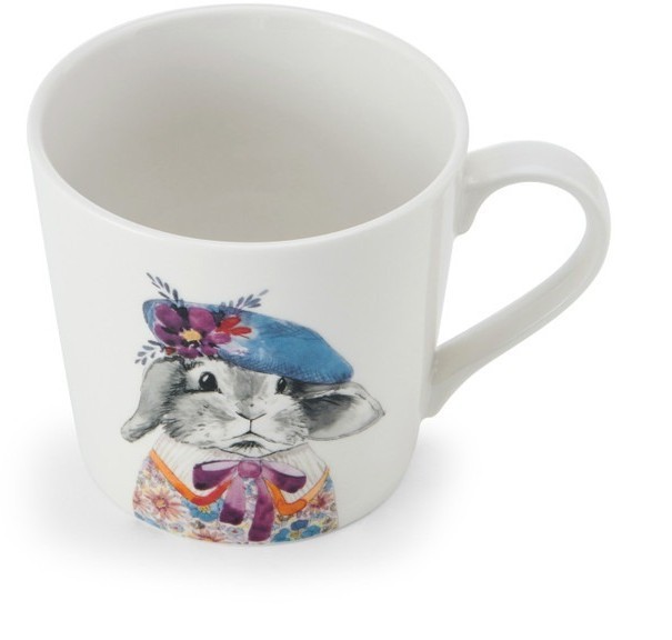 Кружка фарфоровая Mikasa Tipperleyhill с принтом кролика 380 мл MKTIPPMUGRAB