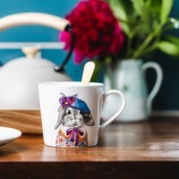 Кружка фарфоровая Mikasa Tipperleyhill с принтом кролика 380 мл MKTIPPMUGRAB