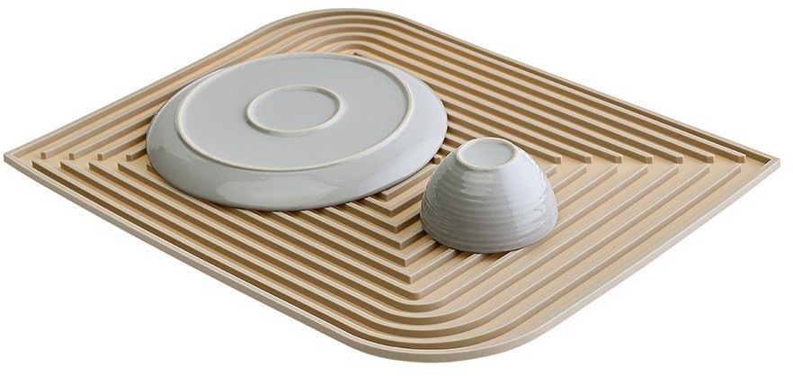 Коврик для сушки посуды dry flex, 34,6х44,6 см, бежевый (77270)