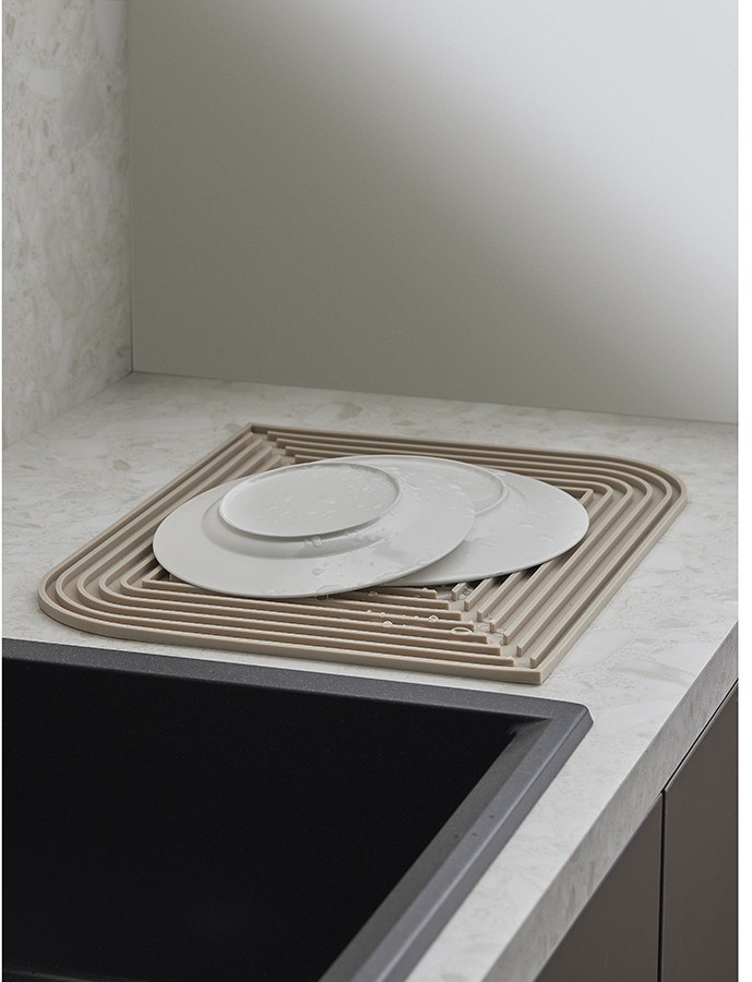 Коврик для сушки посуды dry flex, 34,6х44,6 см, бежевый (77270)