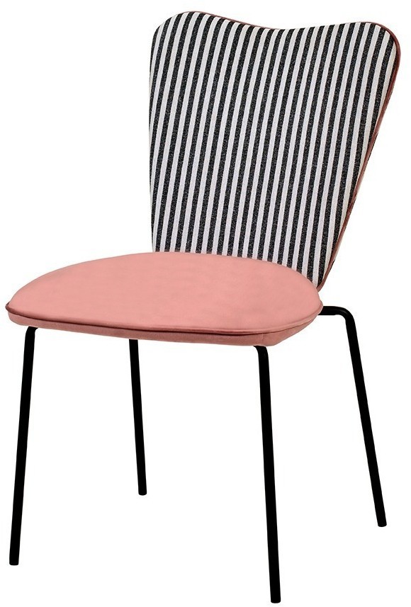 Стул pompadour, велюр, пыльная роза (78064)