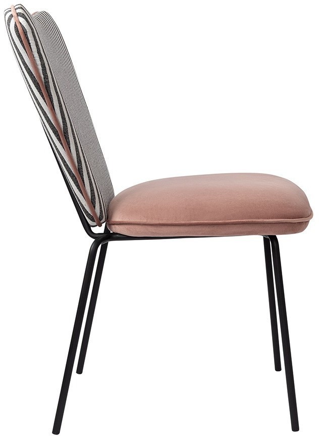 Стул pompadour, велюр, пыльная роза (78064)