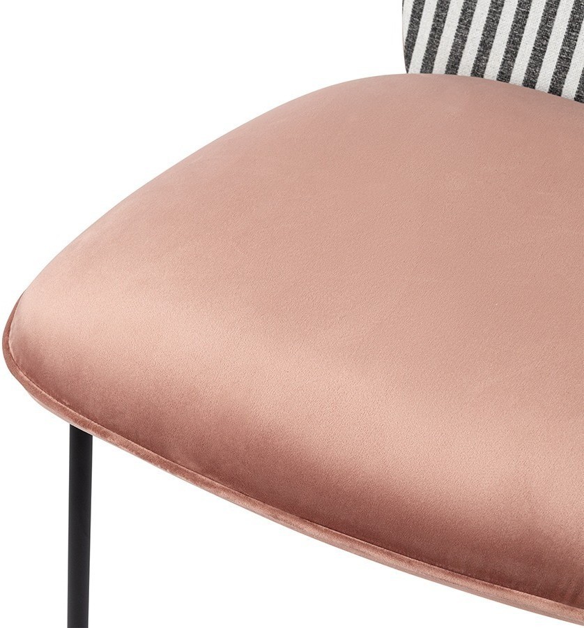 Стул pompadour, велюр, пыльная роза (78064)