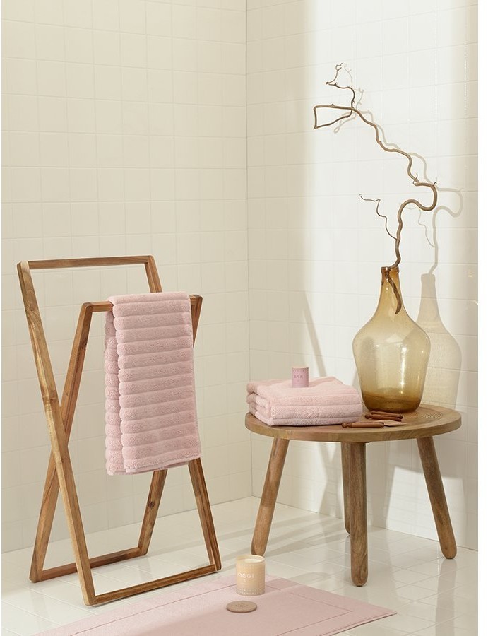 Коврик для ванной цвета пыльной розы из коллекции essential, 50х80 см (70638)