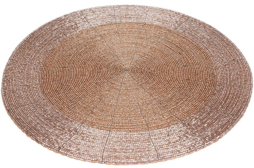 Салфетка сервировочная цвет шампань d35см (TT-00008257)