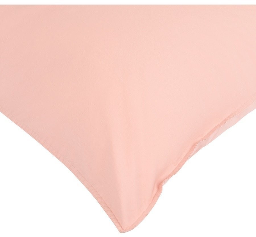 Набор из двух наволочек цвета пыльной розы из органического стираного хлопка из коллекции essential, 70х70 см (69388)