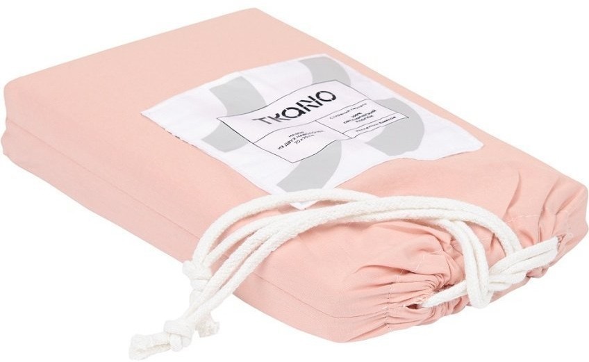 Набор из двух наволочек цвета пыльной розы из органического стираного хлопка из коллекции essential, 70х70 см (69388)