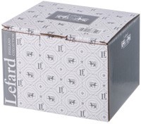 Чайник стеклянный с фарфоровым ситом lefard тюльпаны 650 мл (87-333)